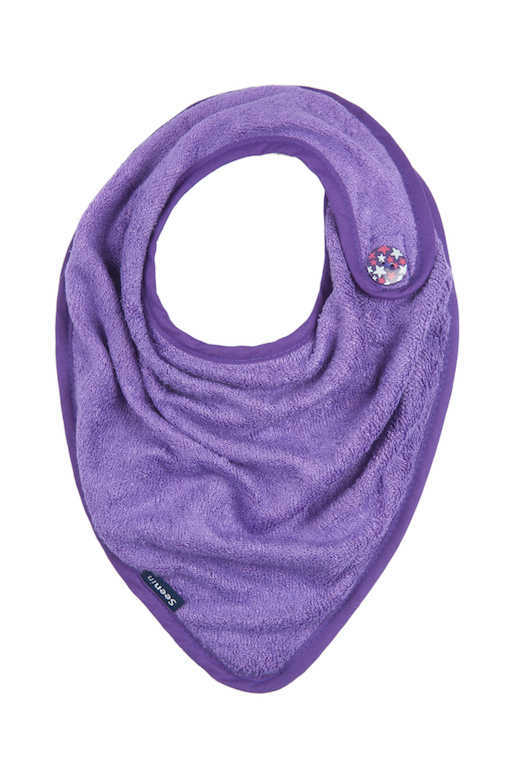 Purple Side Fastening Kerchief