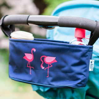 Wheelchair Organiser Bag - Flamingo