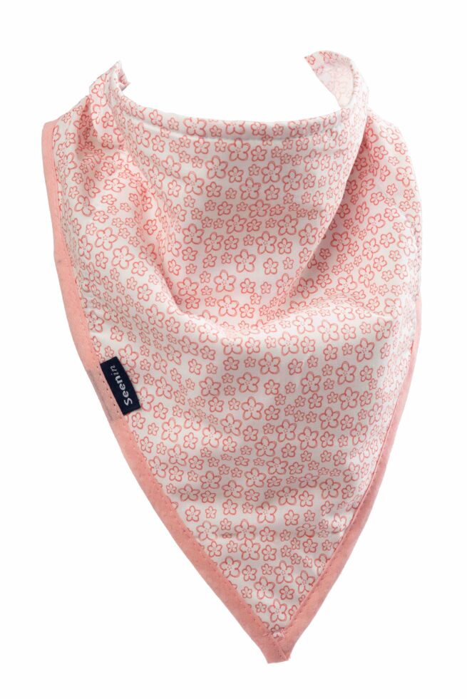 Classic Kerchief in with small pink flowers