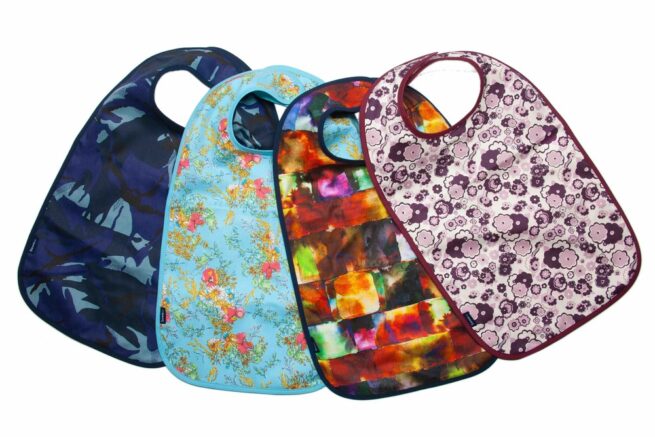 Clothing protector aprons for adults with special needs