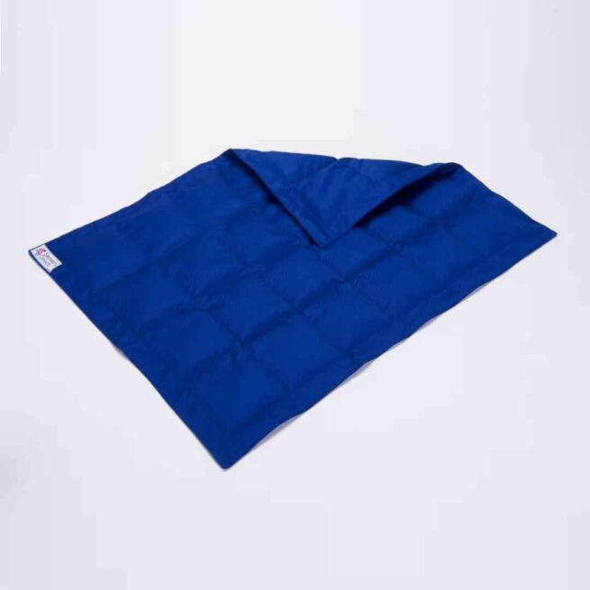 Weighted lap pad in blue