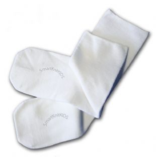 White Seamless Socks