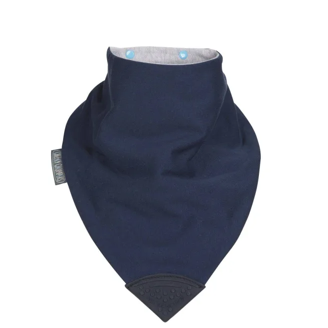 Cheeky Chompers Large Navy Neckerchew Front