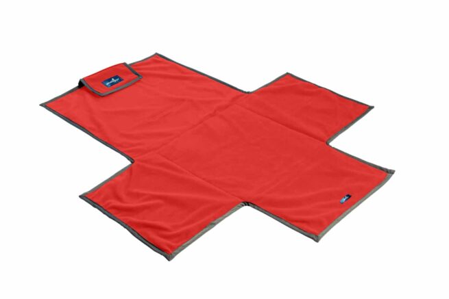 AbleDry_Wheelchair_Cover_Red