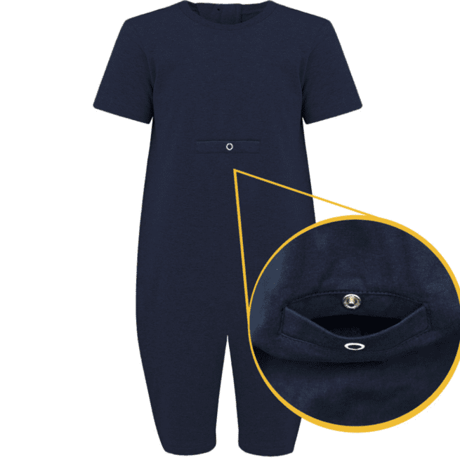 KayCey_Adaptive_clothing_for_older_children_with_special_needs_Short_Sleeve_zipback_TA_navy_TA_inset_Adults