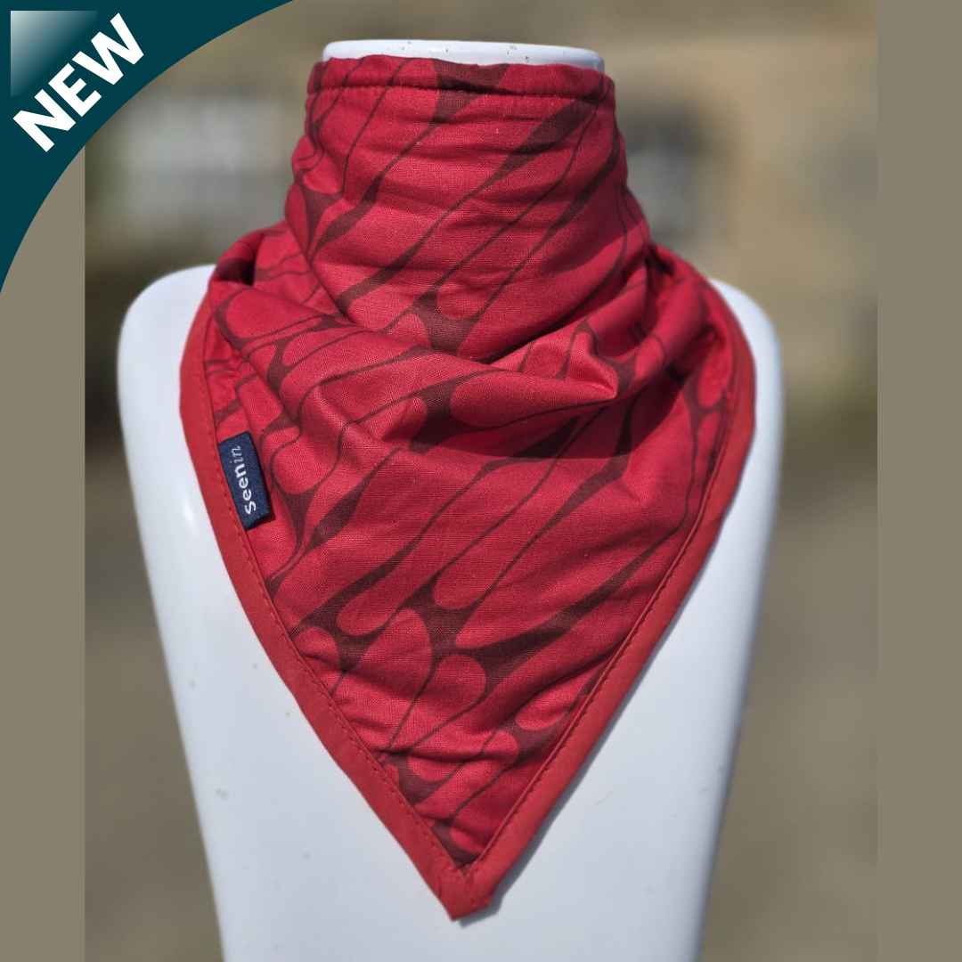 Print Kerchief Red Pebbl