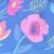 Swatch of the Bundlebean wheelchair cosy multicolour floral