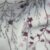 Close up of purple floral print design