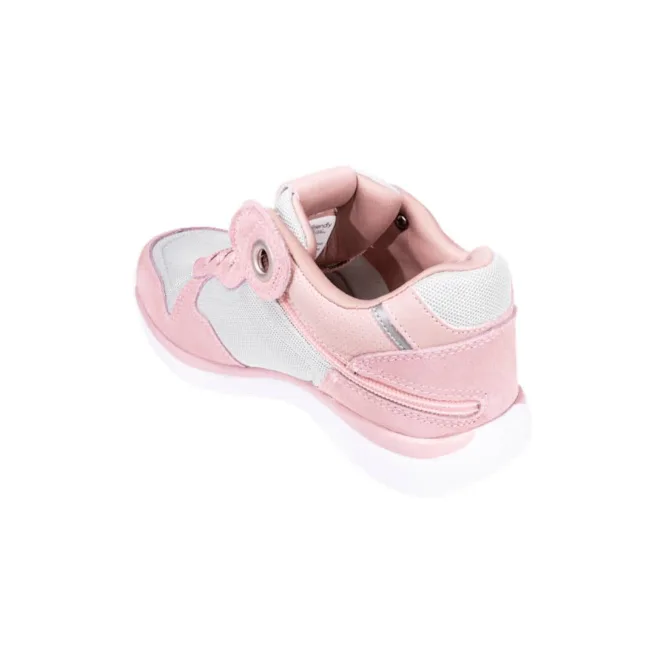 Friendly Shoes Excursion Mid-Top Pink & Grey - Back