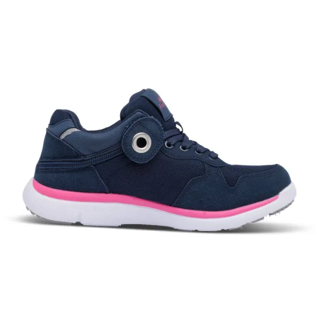 Friendly Shoes Women's Excursion Mid Top Navy Pink - Inner