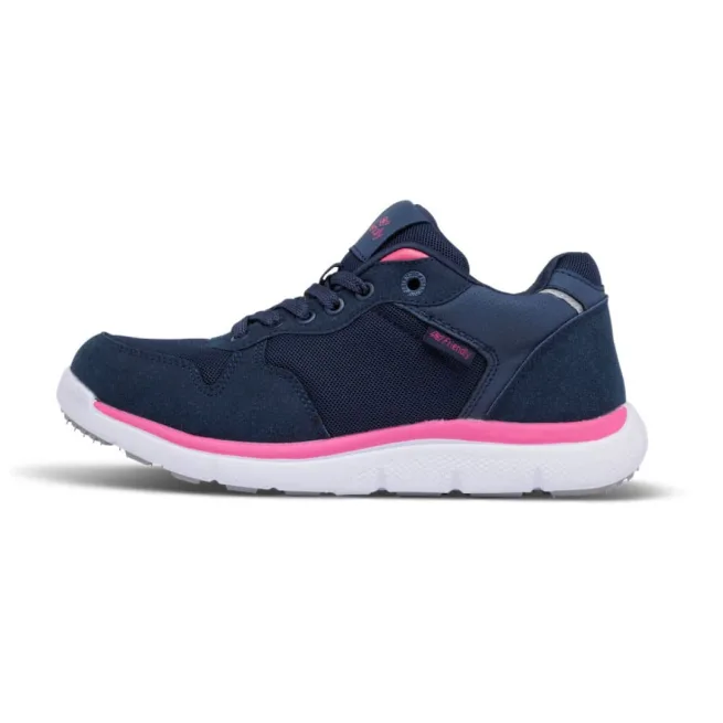 Friendly Shoes Women's Excursion Mid Top Navy Pink - Outer
