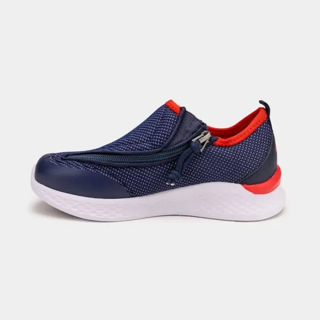 Friendly Shoes Force Navy Red Shoes - Right shoe, side view