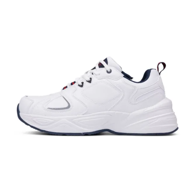 Friendly Shoes Mens Tenease White - Outer